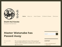 Tablet Screenshot of doshikai.net