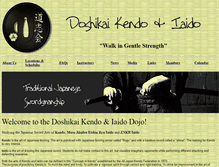 Tablet Screenshot of doshikai.org